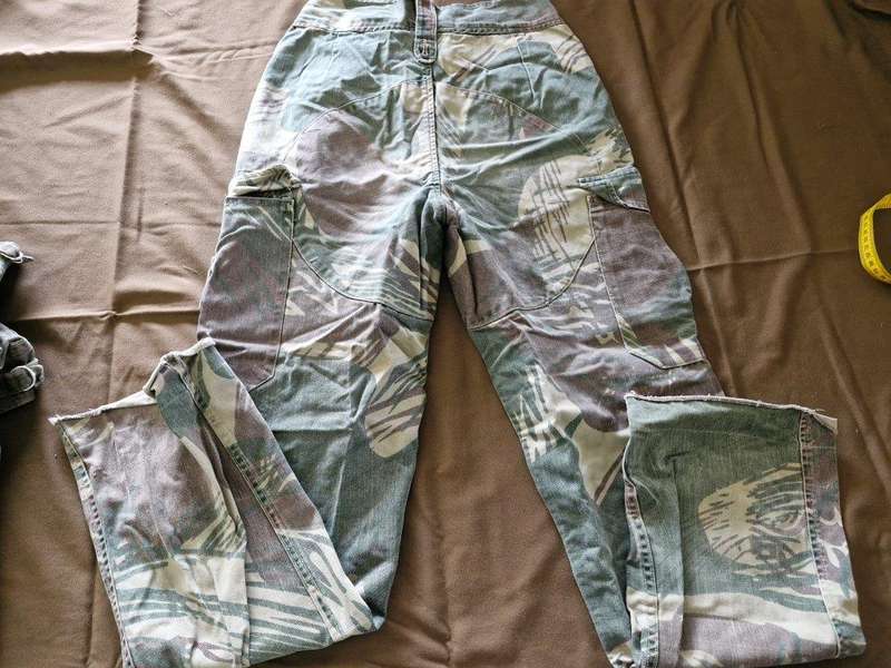 Rhodesian Bush War Camo Trousers. 37 Cm across Waist.