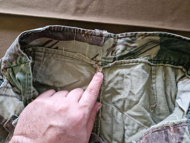 Rhodesian Bush War Camo Trousers. 37 Cm across Waist.