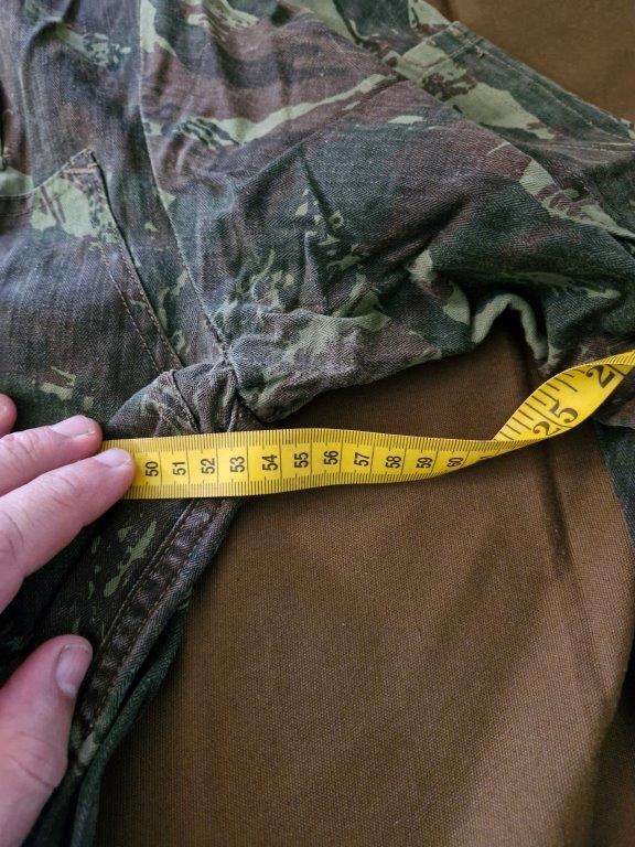 SADF Bush War Portuguese Vertical Lizard pattern camo Flight Suit. 52 Cm Armpit to Armpit, 40 Cm Wai