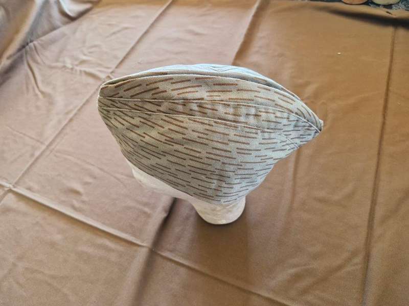 East German Line pattern Camo Side Cap. 56 Cm