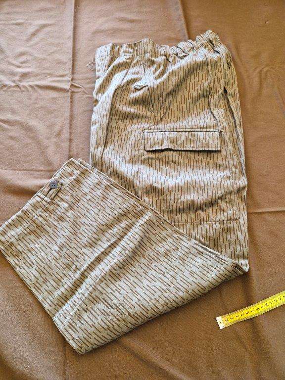 East German Line pattern Camo Trousers. 44 Cm across waist