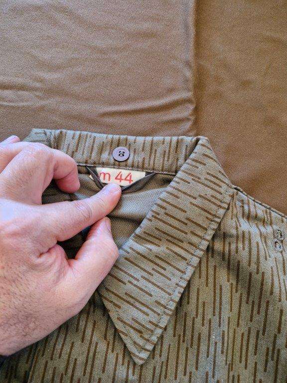 East German Line pattern Camo Jacket. 51 Cm armpit to armpit.