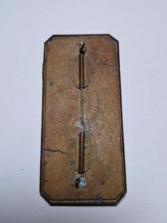 Italian WWII Fascist Badge By Johnson, Milano. Pin broken.