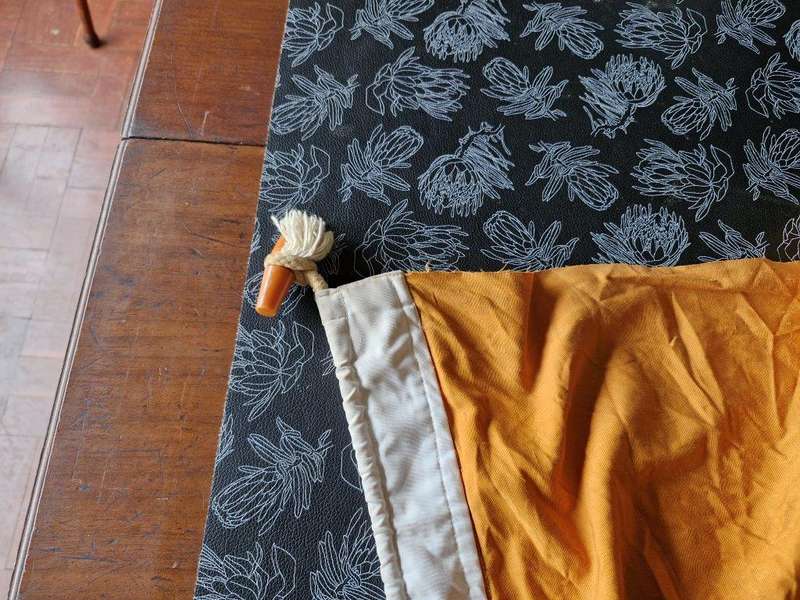 82 Mechanised Brigade flag. Frayed at corners. 120 Cm x 135 Cm