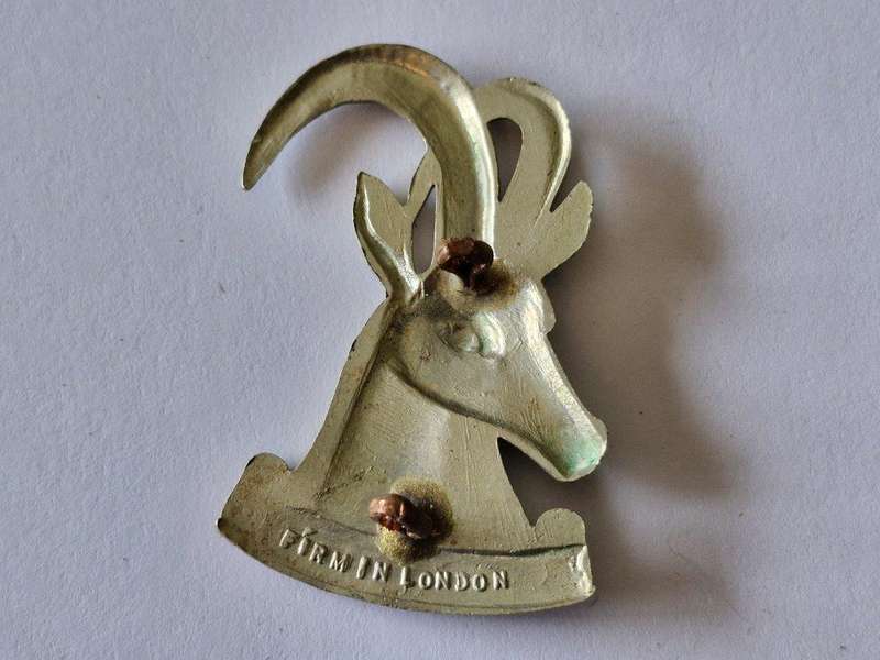 Southern Rhodesian Armoured Car Regiment Cap Badge. Made by Firmin