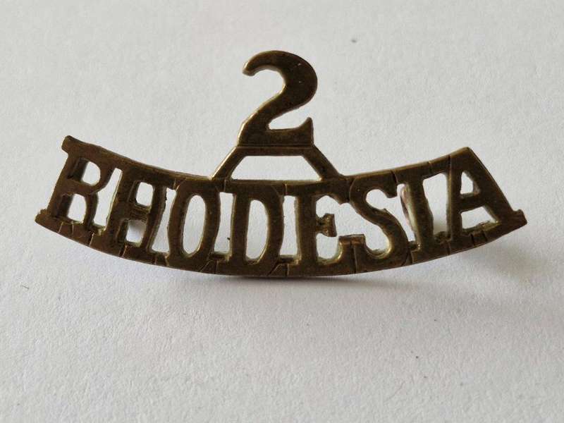 2nd Rhodesia Regiment Shoulder title.