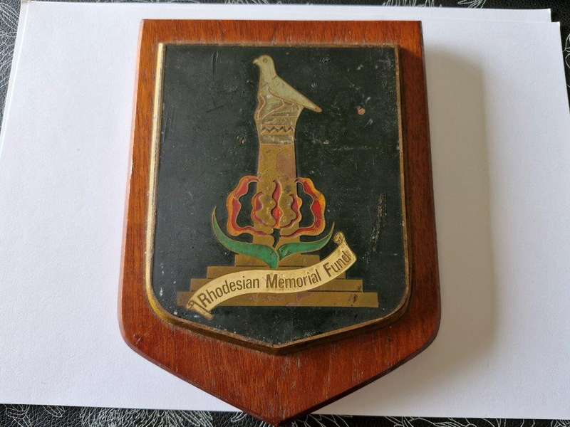 Rhodesian Memorial Fund Plaque