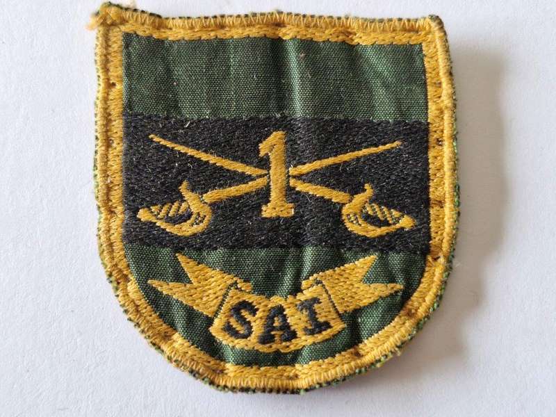1st South African Infantry Cloth shoulder Flash. 1 SAI