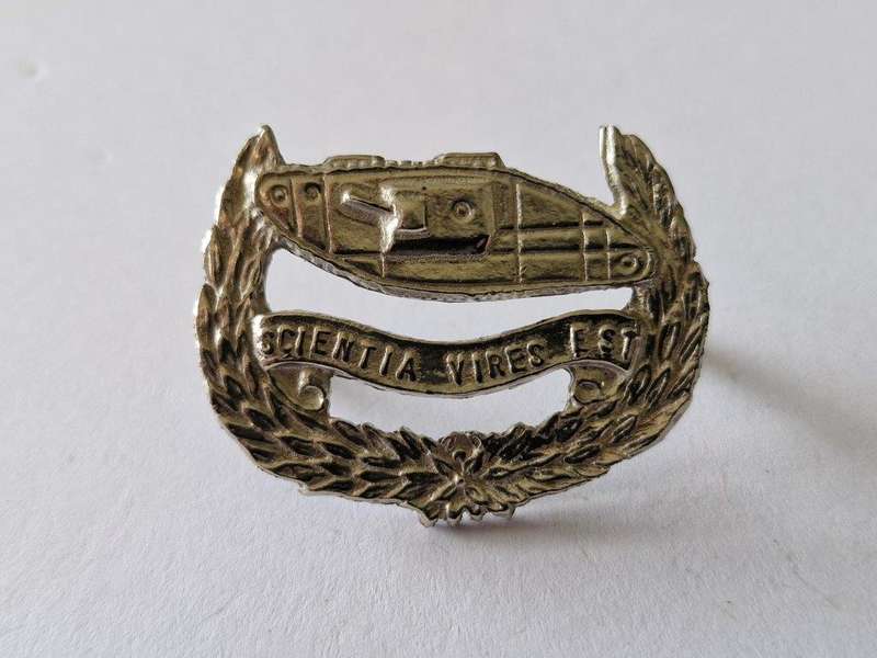 School of Armour Beret badge.