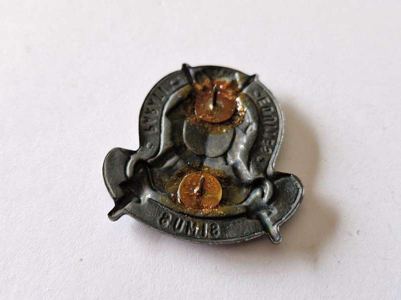SADF EQUESTRIAN CENTRE beret Badge. Pins replaced