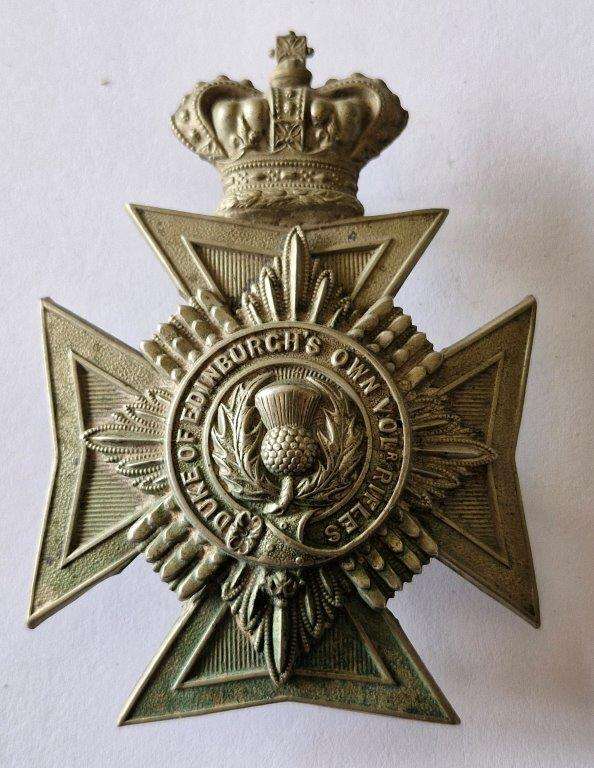 Duke of Edinburgh's Own Volunteer Rifles helmet Plate