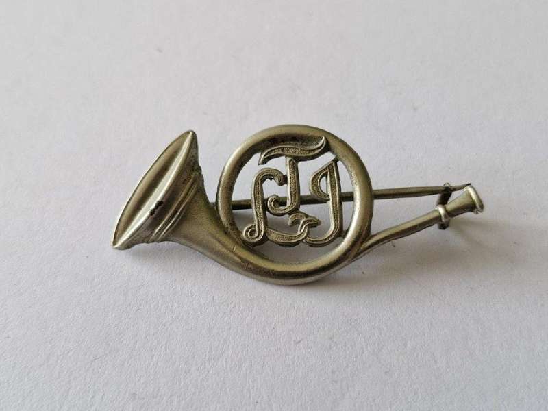Transvaal Light Infantry badge. Turned into brooch
