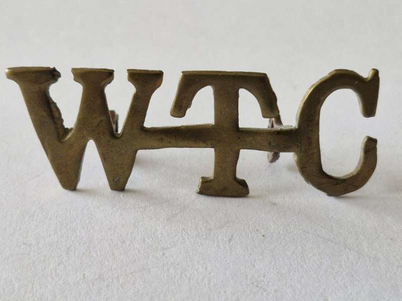 WWI Water Transport Company shoulder title