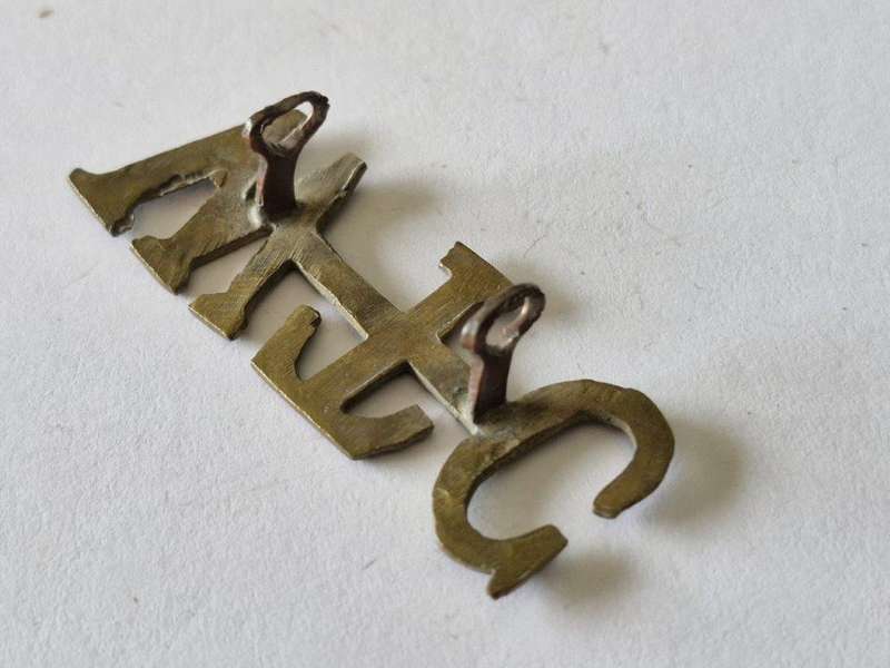 WWI Water Transport Company shoulder title