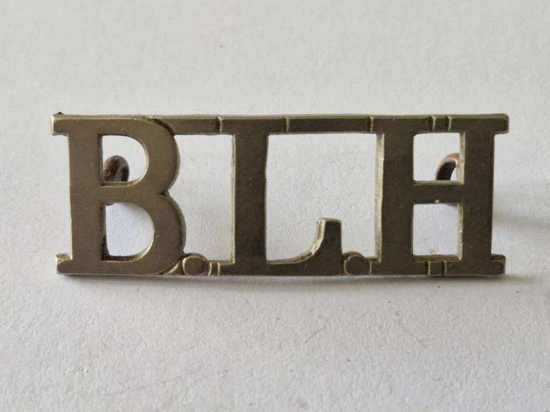 1901-1909 Border Light Horse shoulder title.