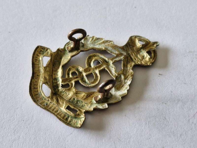 WWI South African Medical Corps collar badge