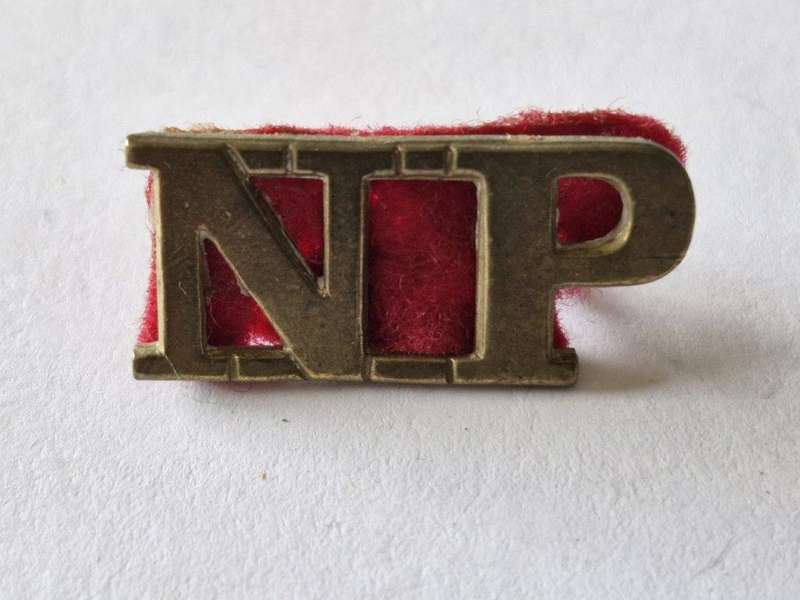 Natal Police Shoulder title.