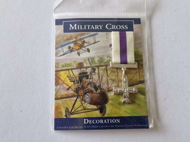Miniature Copy Military Cross Medal from Imperial War Museum