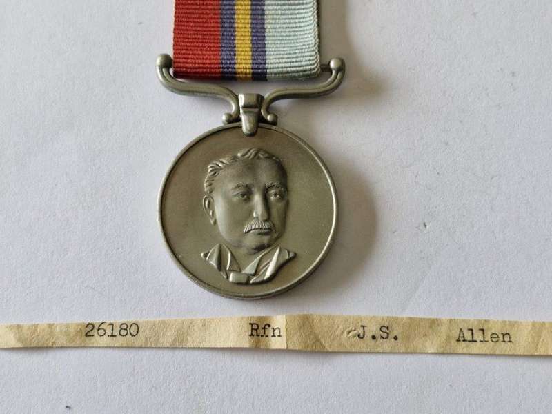 Full size Rhodesian General Service Medal to 26180 Rfn J.S. Allen