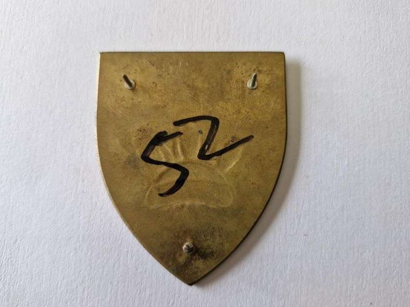 111 Battalion shoulder flash. Pins Intact