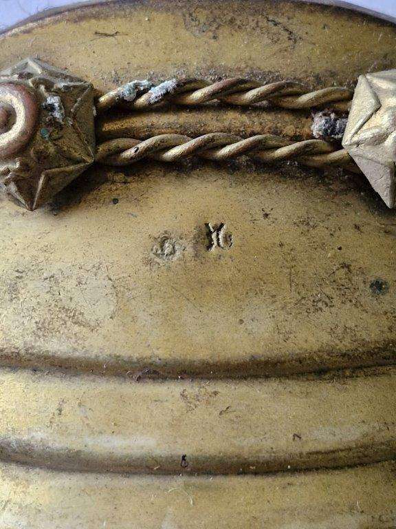 Italian WWII Officer's shoulder board. Possibly 800 Silver.