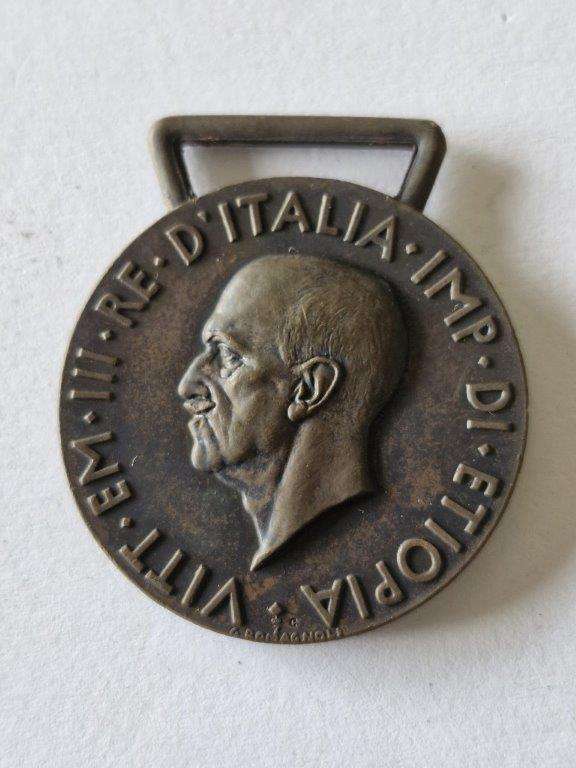 Italian WWII Africa Orientale Medal. No Ribbon