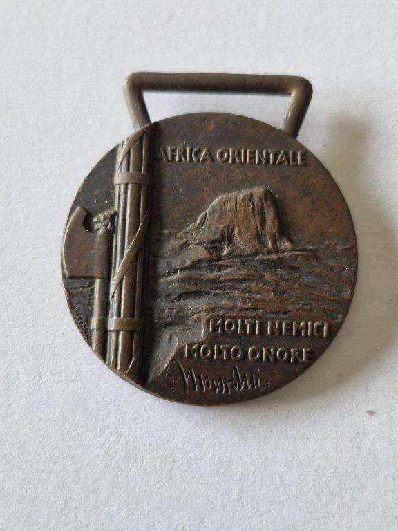 Italian WWII Africa Orientale Medal. No Ribbon