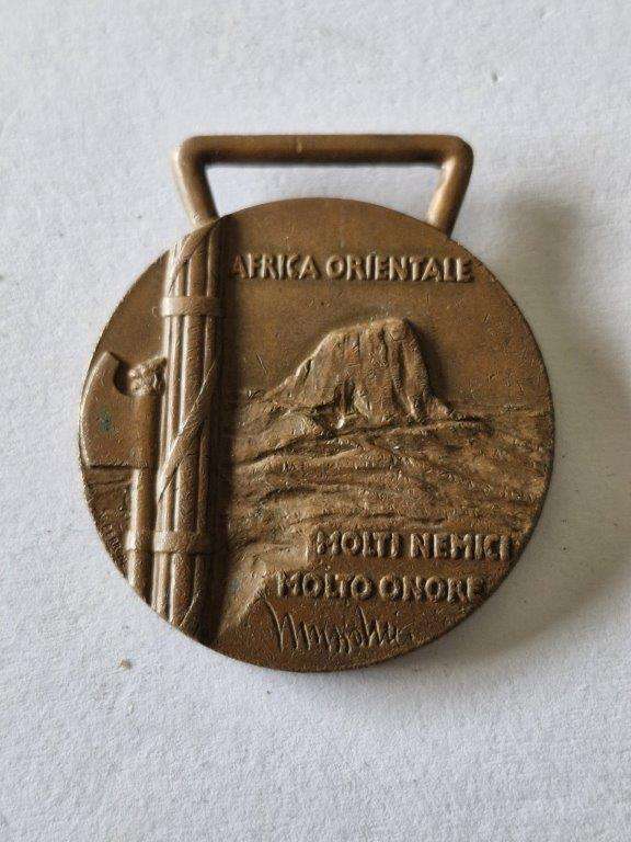 Italian WWII Africa Orientale Medal. No Ribbon