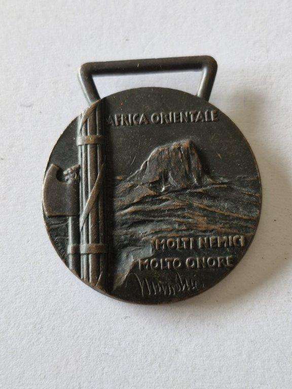 Italian WWII Africa Orientale Medal. No Ribbon