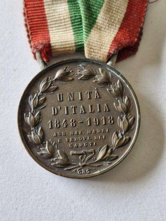 Commemorative Medal of the Unification of Italy 1848-1918
