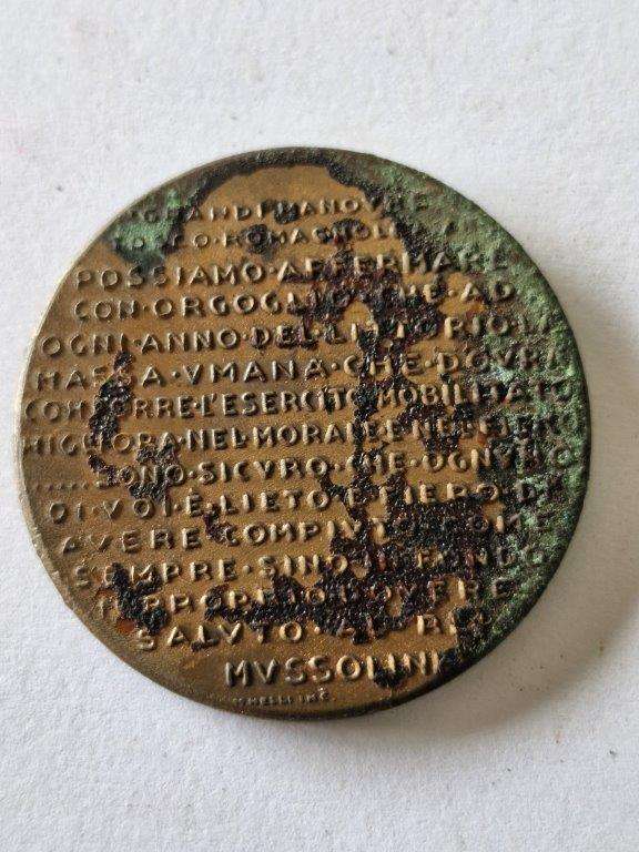 Italian medal for the Great Tuscan-Romagna Manoeuveres