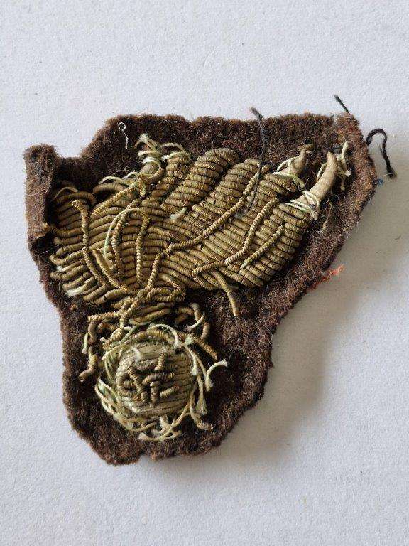 Unknown Italian WWII badge. Damaged and brittle 6 Small