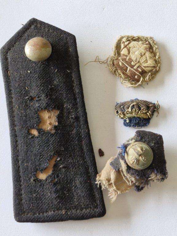 Italian WWII Lot . Damaged and brittle