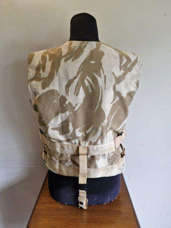 British Desert DPM Camo Body Armour Vest.