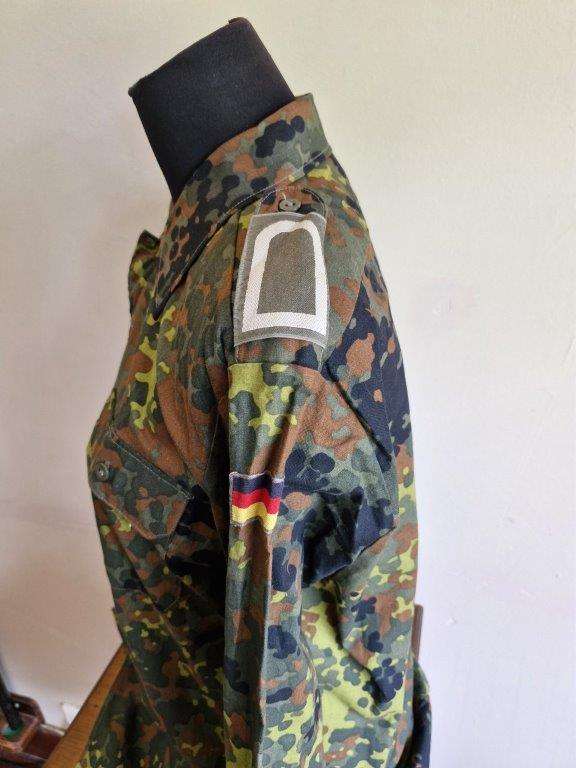 German Flecktarn Camo Jacket. 51 Cm Armpit to Armpit.