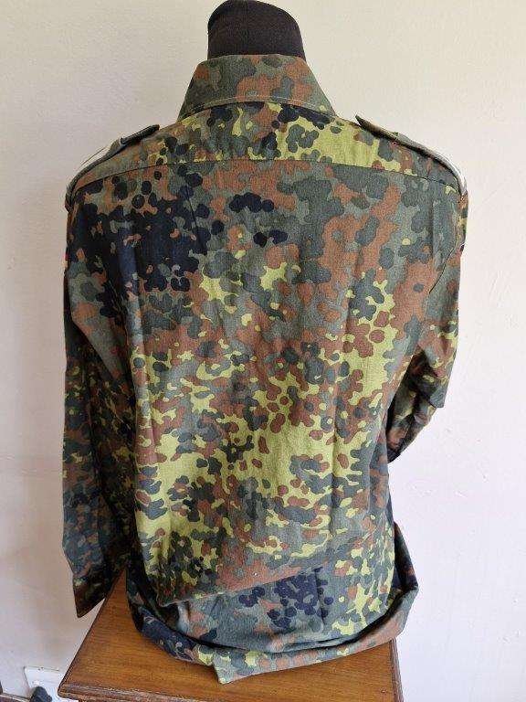 German Flecktarn Camo Jacket. 51 Cm Armpit to Armpit.