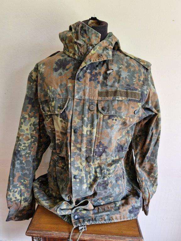 German Flecktarn Camo Jacket. 57 Cm Armpit to Armpit.