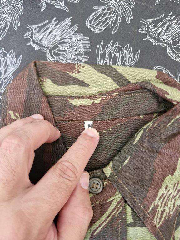 Rece copy French Lizard pattern Camo shirt. 51 Cm Armpit to Armpit.