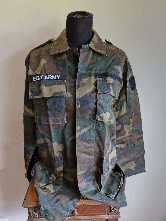 Egypt Woodlands camo jacket. 53 Cm Armpit to Armpit.