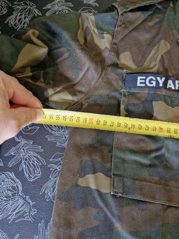 Egypt Woodlands camo jacket. 53 Cm Armpit to Armpit.