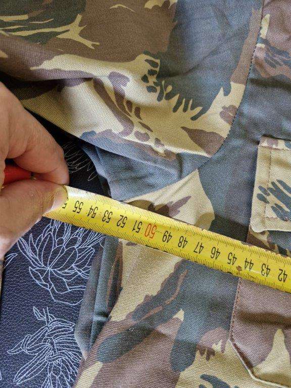 Transkei Defence Force Camo shirt. 52 Cm Armpit to Armpit.