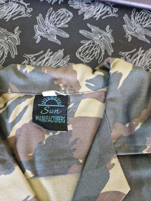 Transkei Defence Force Camo shirt. 52 Cm Armpit to Armpit.