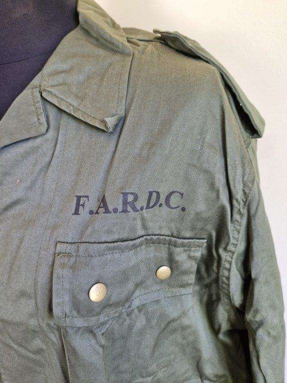 Democratic Republic of Congo Army Jacket. 60 Cm Armpit to Armpit.