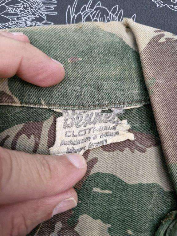 Zimbabwe Defence Force Camo shirt 1980-1990's. 60 Cm Armpit to Armpit.