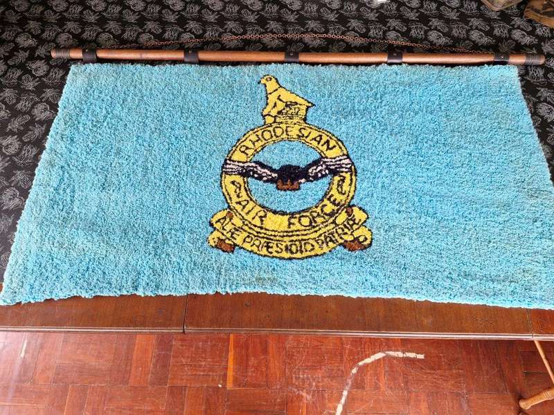 Rhodesian Air Force Tapestry. Had some repairs.