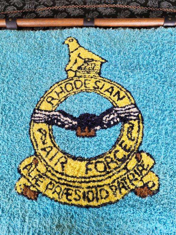 Rhodesian Air Force Tapestry. Had some repairs.