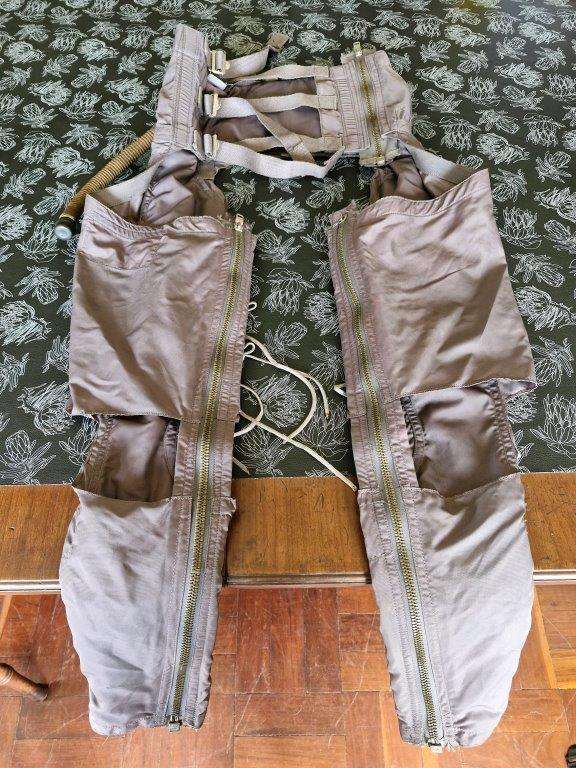 RAF 1964 Anti G Suite Mk4 A as used by SAAF. Good used condition.