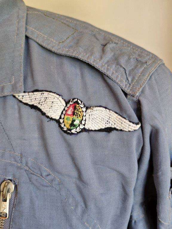 SAAF Lightweight Flight Suit MK7. 52 Cm Armpit to Armpit. Main zip stripped and stitching issues.