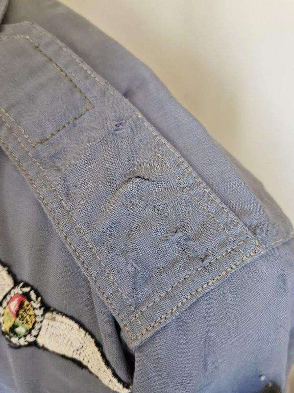 SAAF Lightweight Flight Suit MK7. 52 Cm Armpit to Armpit. Main zip stripped and stitching issues.