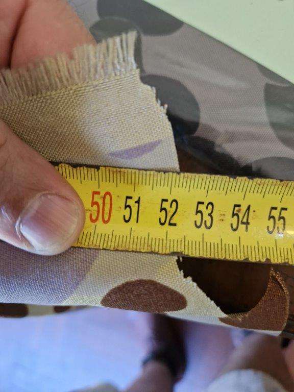 Australian Desert Pattern Camo material. 50 Cm x 150 Cm